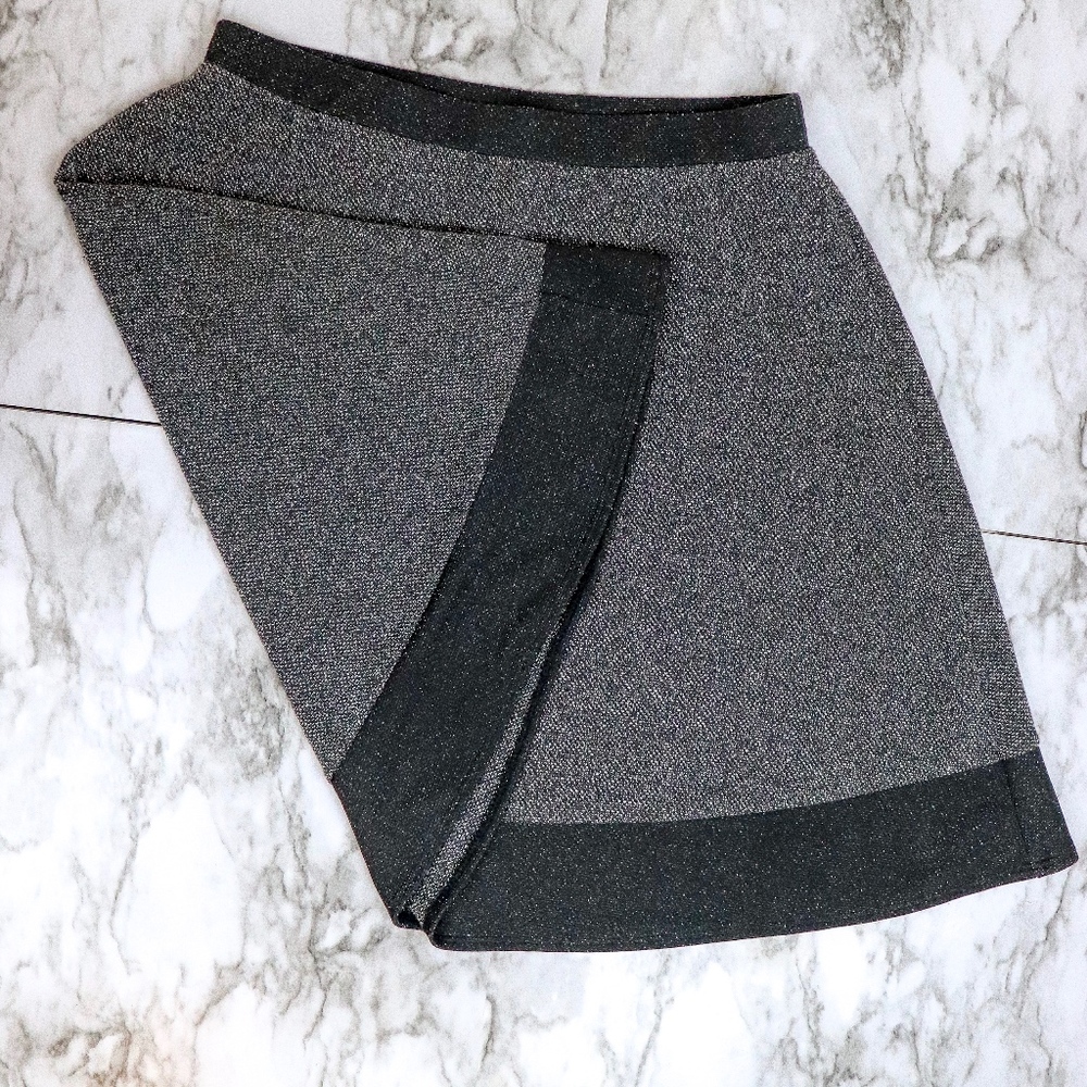 JOE B. Textured Knit Skater/Circle Skirt X-Large